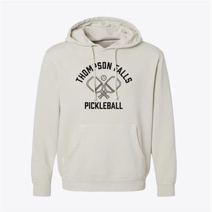 Thompson Falls Montana Pickleball Pigment-Dyed Hoodie