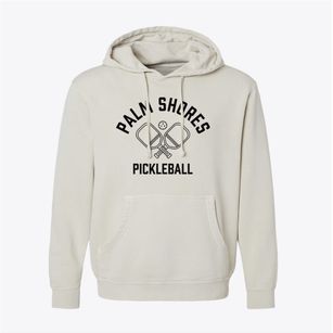 Palm Shores Florida Pickleball Pigment-Dyed Hoodie