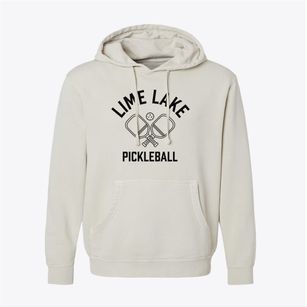 Lime Lake New York Pickleball Pigment-Dyed Hoodie