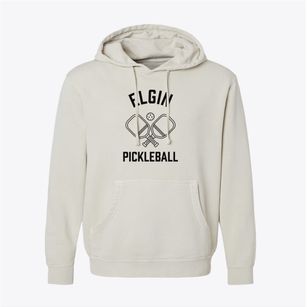 Elgin North Dakota Pickleball Pigment-Dyed Hoodie