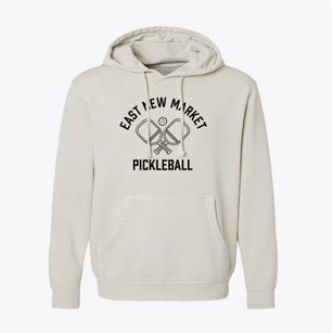 East New Market Maryland Pickleball Pigment-Dyed Hoodie
