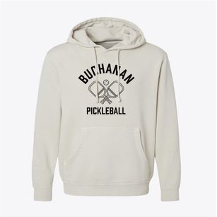 Buchanan Tennessee Pickleball Pigment-Dyed Hoodie