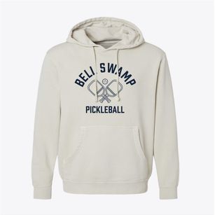 Bell Swamp North Carolina Pickleball Pigment-Dyed Hoodie