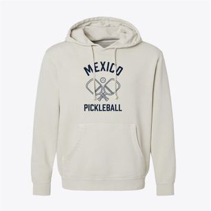 Mexico New York Pickleball Pigment-Dyed Hoodie