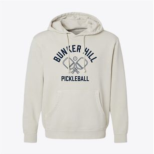 Bunker Hill North Carolina Pickleball Pigment-Dyed Hoodie