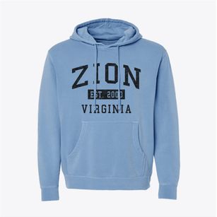 Zion Virginia Classic Established Pigment-Dyed Hoodie