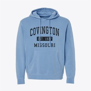 Covington Missouri Classic Established Pigment-Dyed Hoodie