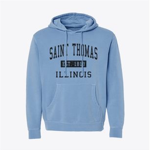 Saint Thomas Illinois Classic Established Pigment-Dyed Hoodie
