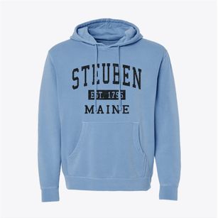 Steuben Maine Classic Established Pigment-Dyed Hoodie