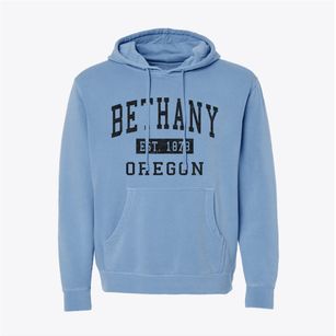 Bethany Oregon Classic Established Pigment-Dyed Hoodie