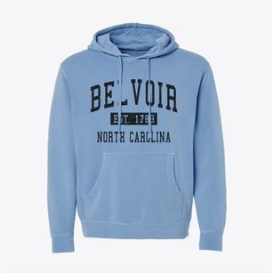 Belvoir North Carolina Classic Established Pigment-Dyed Hoodie
