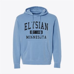 Elysian Minnesota Classic Established Pigment-Dyed Hoodie