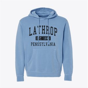 Lathrop Pennsylvania Classic Established Pigment-Dyed Hoodie