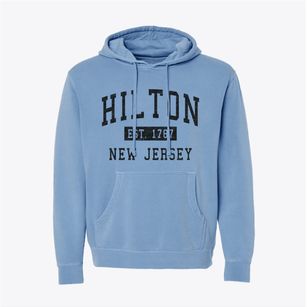 Hilton New Jersey Classic Established Pigment-Dyed Hoodie