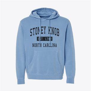 Stoney Knob North Carolina Classic Established Pigment-Dyed Hoodie