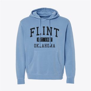 Flint Oklahoma Classic Established Pigment-Dyed Hoodie