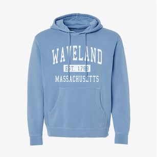 Waveland Massachusetts Classic Established Pigment-Dyed Hoodie