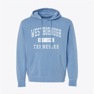Westborough Tennessee Classic Established Pigment-Dyed Hoodie