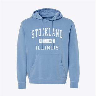 Stockland Illinois Classic Established Pigment-Dyed Hoodie