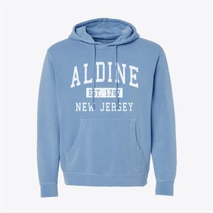 Aldine New Jersey Classic Established Pigment-Dyed Hoodie