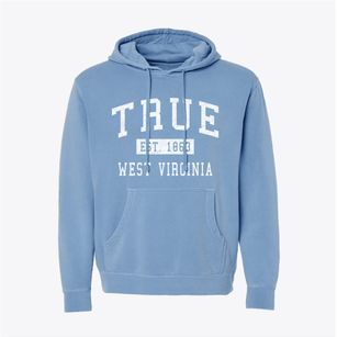 True West Virginia Classic Established Pigment-Dyed Hoodie