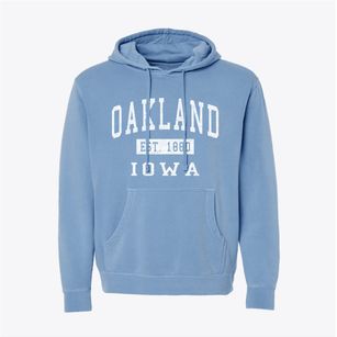 Oakland Iowa Classic Established Pigment-Dyed Hoodie