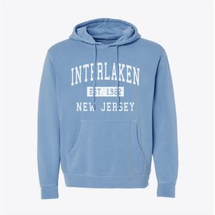 Interlaken New Jersey Classic Established Pigment-Dyed Hoodie