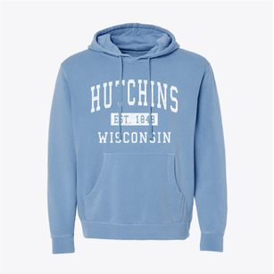 Hutchins Wisconsin Classic Established Pigment-Dyed Hoodie
