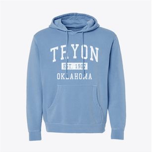 Tryon Oklahoma Classic Established Pigment-Dyed Hoodie