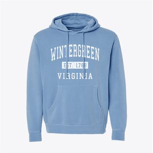 Wintergreen Virginia Classic Established Pigment-Dyed Hoodie