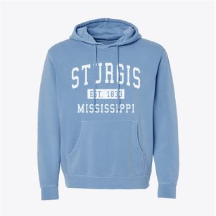 Sturgis Mississippi Classic Established Pigment-Dyed Hoodie