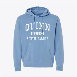 Quinn South Dakota Classic Established Pigment-Dyed Hoodie