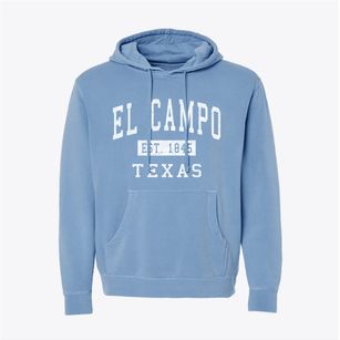 El Campo Texas Classic Established Pigment-Dyed Hoodie