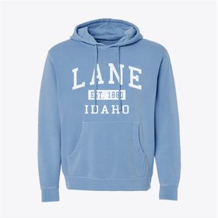 Lane Idaho Classic Established Pigment-Dyed Hoodie