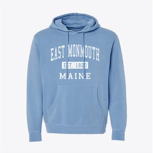 East Monmouth Maine Classic Established Pigment-Dyed Hoodie