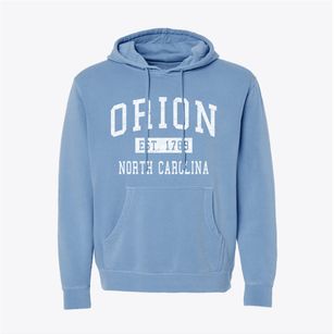 Orion North Carolina Classic Established Pigment-Dyed Hoodie