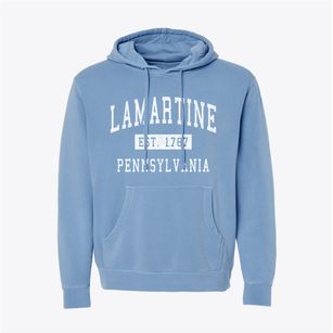 Lamartine Pennsylvania Classic Established Pigment-Dyed Hoodie