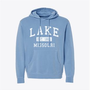 Lake Missouri Classic Established Pigment-Dyed Hoodie