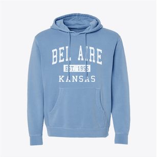 Bel Aire Kansas Classic Established Pigment-Dyed Hoodie
