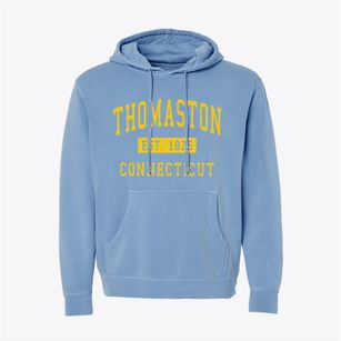 Thomaston Connecticut Classic Established Pigment-Dyed Hoodie