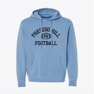 Presidio Hill School Classic Football Pigment-Dyed Hoodie