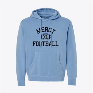 Mercy High School Classic Football Pigment-Dyed Hoodie