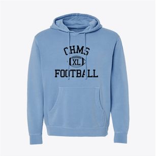 Chms Classic Football Pigment-Dyed Hoodie