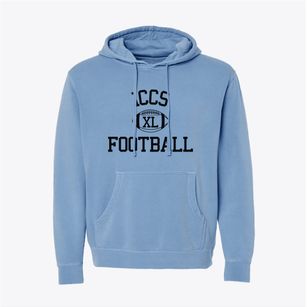 Immaculate Conception Cathedral School Classic Football Pigment-Dyed Hoodie