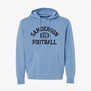 Sanderson High School Classic Football Pigment-Dyed Hoodie