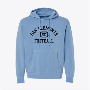 San Clemente High School Classic Football Pigment-Dyed Hoodie