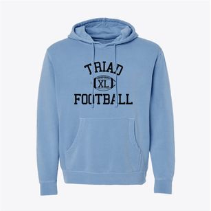 Triad School Classic Football Pigment-Dyed Hoodie