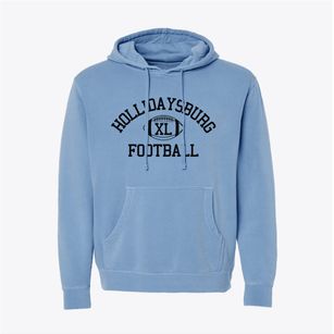 Hollidaysburg Area High School Classic Football Pigment-Dyed Hoodie