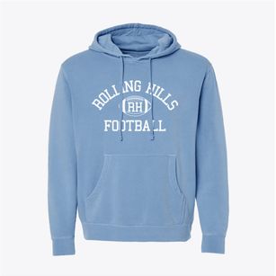 Rolling Hills Classic Football Pigment-Dyed Hoodie