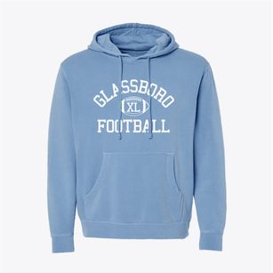 Glassboro Intermediate School Classic Football Pigment-Dyed Hoodie